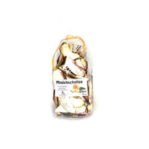 Pfirsichschnitze 80 g vom Saumhof Künten